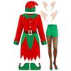 Kostüm Kostüm Herren Damen Weihnachtself Kostüm Elfenhut mit Ohren