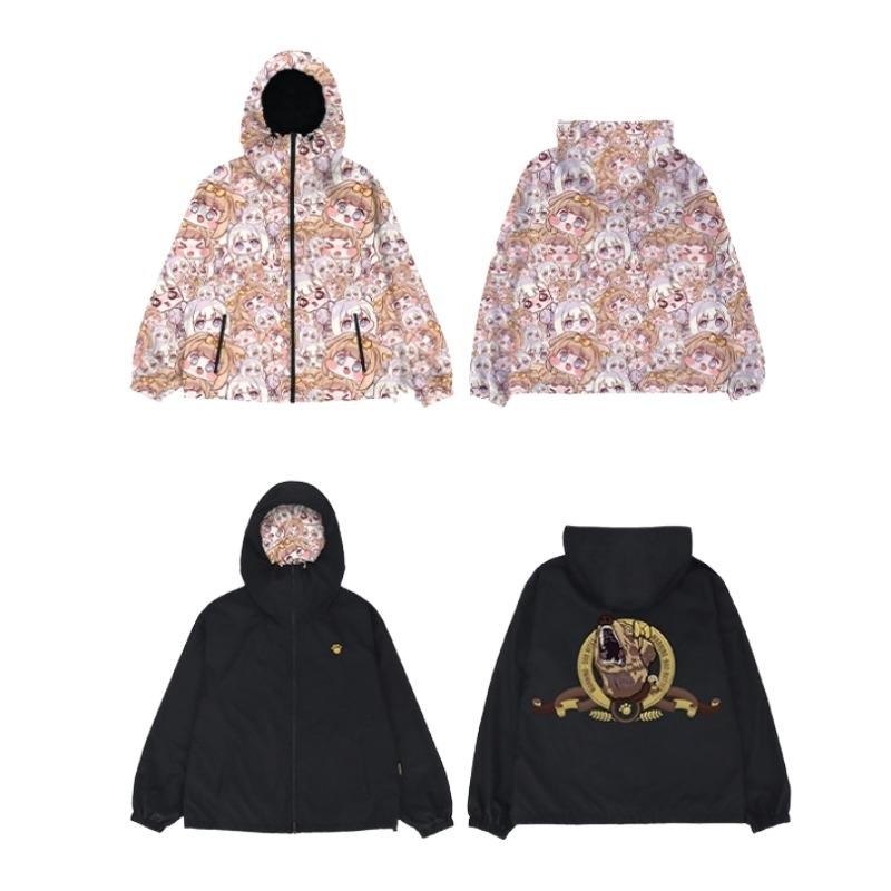 [Trickcal Reversible Official] Trickcal: Chibi Go Reversible Oversized Hoodie Zip-Up (Korean Limited)