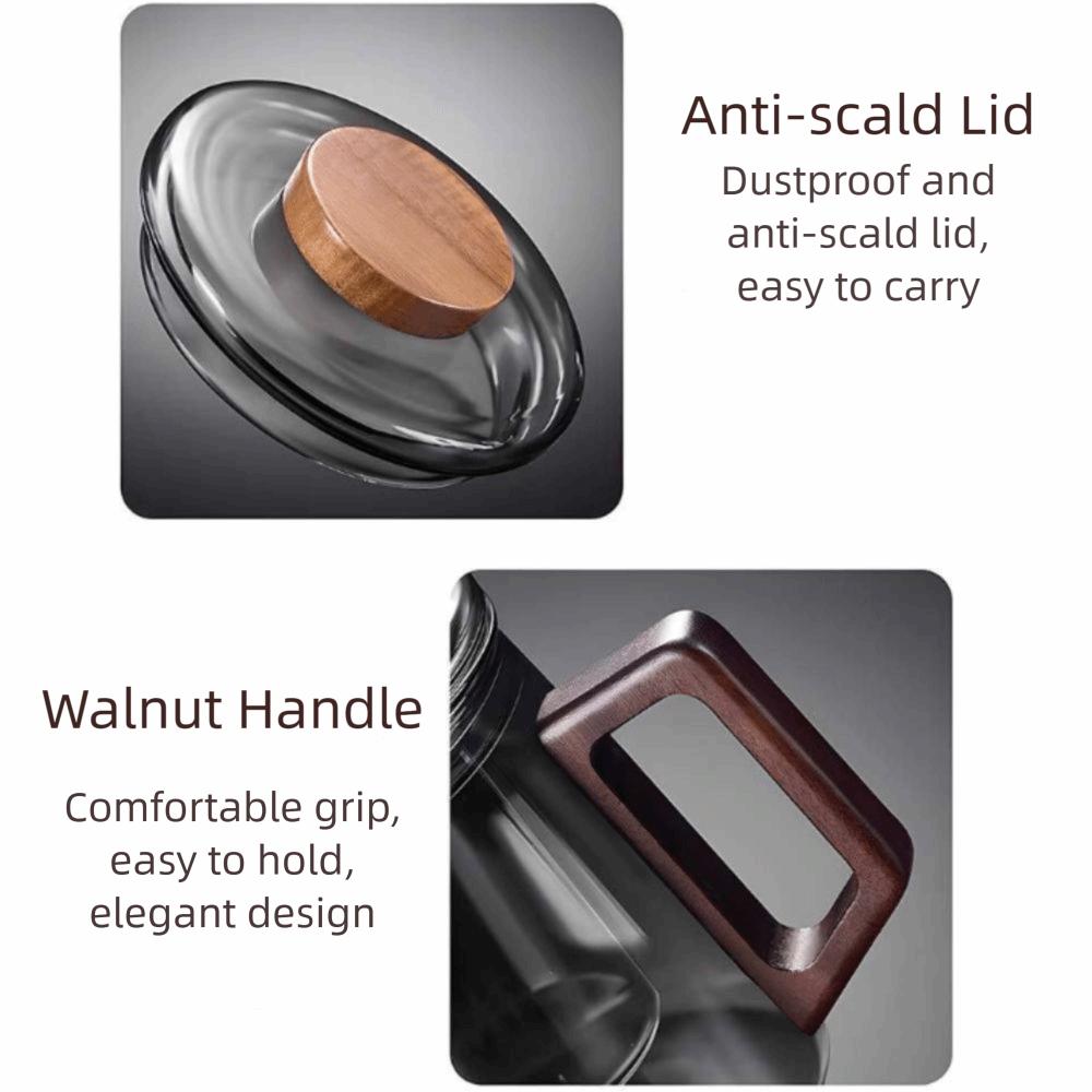 Thickened Glass Tea Separation Teapot High Temperature Resistant Kung Fu Tea Set  Office Teapot