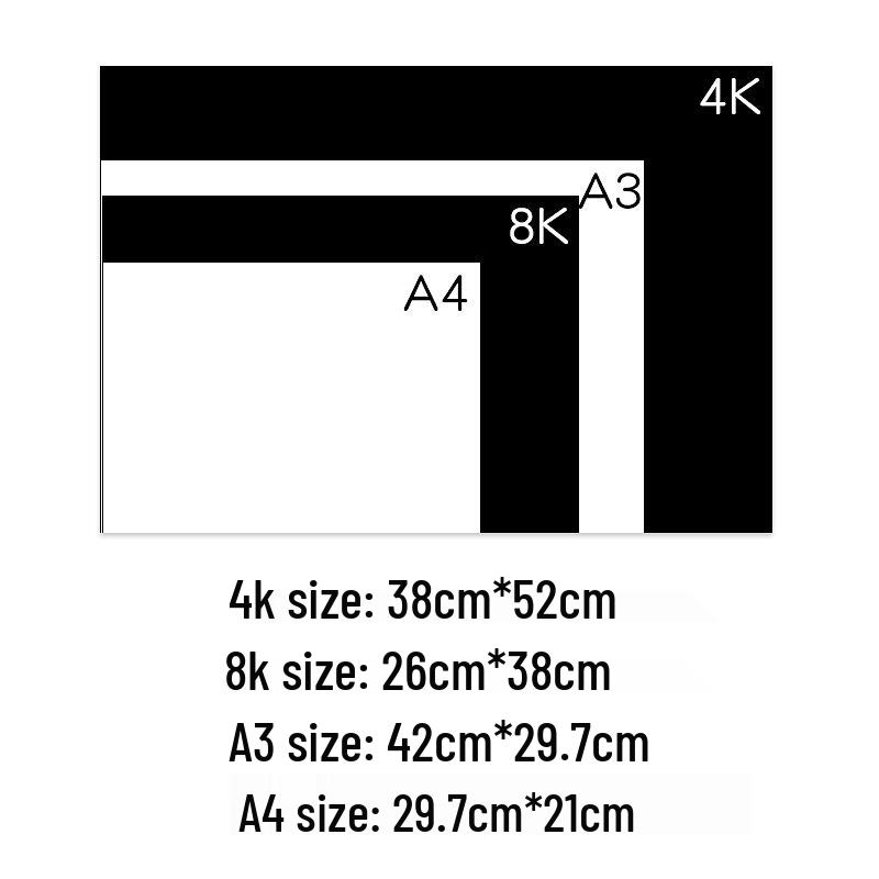 Black & White Cardstock: 200g A3/A4 for Children's Crafts, 400g Heavy Duty, 300g Kraft Paper for Archiving