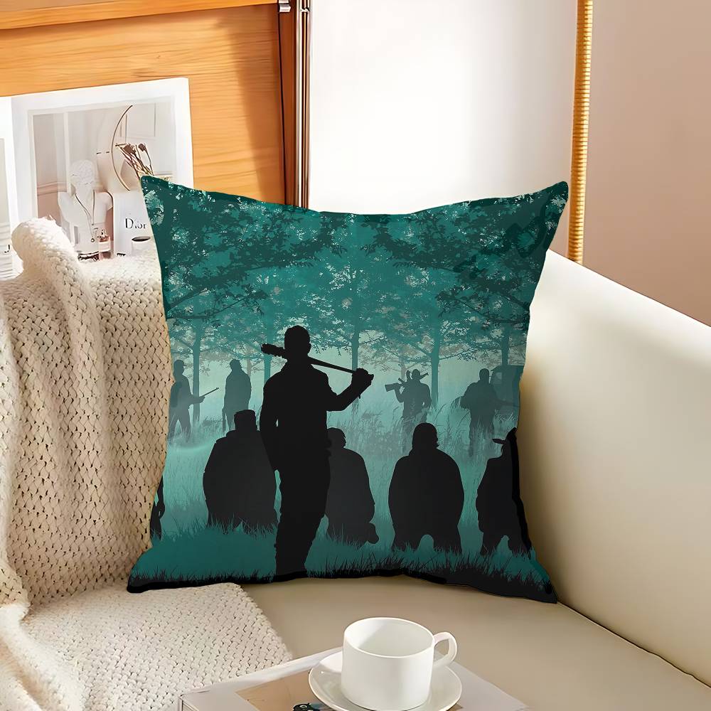 Classic Movie T-the W-walking D-dead Decorative Room Aesthetics Pillow Case Home Decor Bedroom Sofa Bed Couch Pillow Cover
