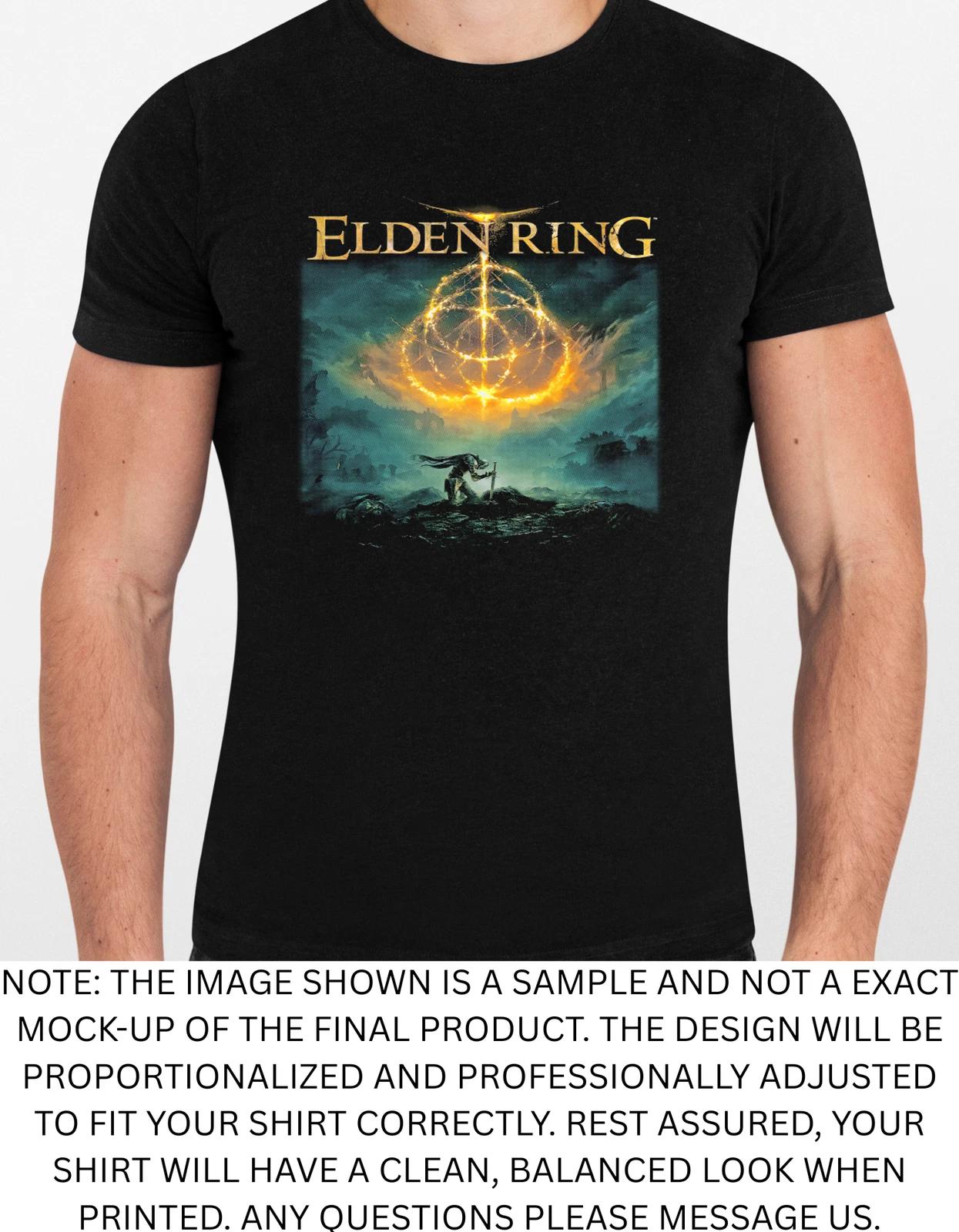 Мужские и женские футболки Elden Ring Арт Графика S