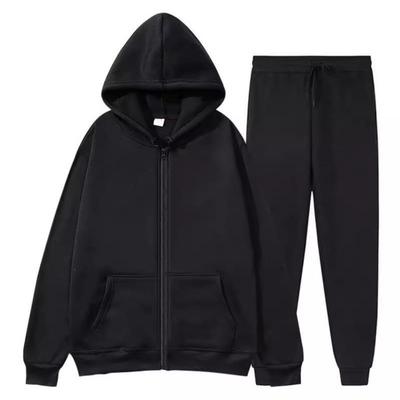 Conjunto de Sudadera con Cremallera y Pantalones Deportivos para Hombre y Mujer Otoño/Invierno: Cárdigan Casual de Moda