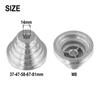 14+22mm Pagoda Pulley Wheel Aluminum Transmission Wheel For Benchtop Drill Press Aluminum Transmission Wheel