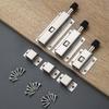 With Screws Window Catch Lock Spring Lock Latch Catch Tower Bolt  Garden Gate Shed Sliding Door