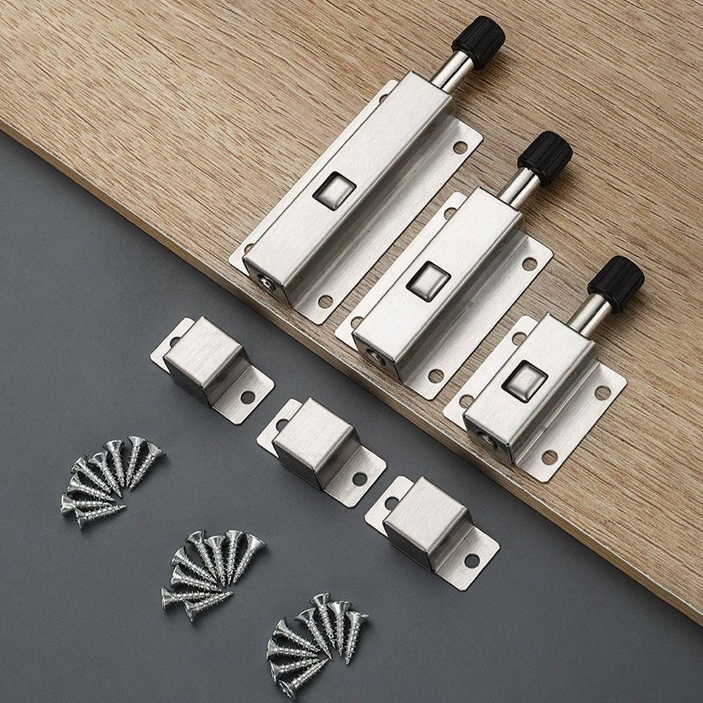 With Screws Window Catch Lock Spring Lock Latch Catch Tower Bolt  Garden Gate Shed Sliding Door