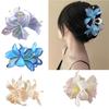 Practical Plastic Floral Hair Claw Clip Offering Stylish And Secure Grip Fashion Hair Accessory For Fashion Ladies