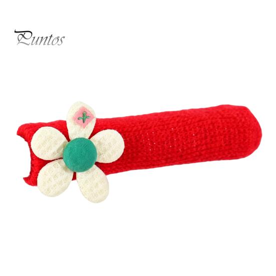 Soft Acrylic Handle Wraps Knitted Doorknob Covers, Thick Anti?Slip Furniture Feet Protector Sleeves, Door Decorative Leg Socks Cushion Pads,