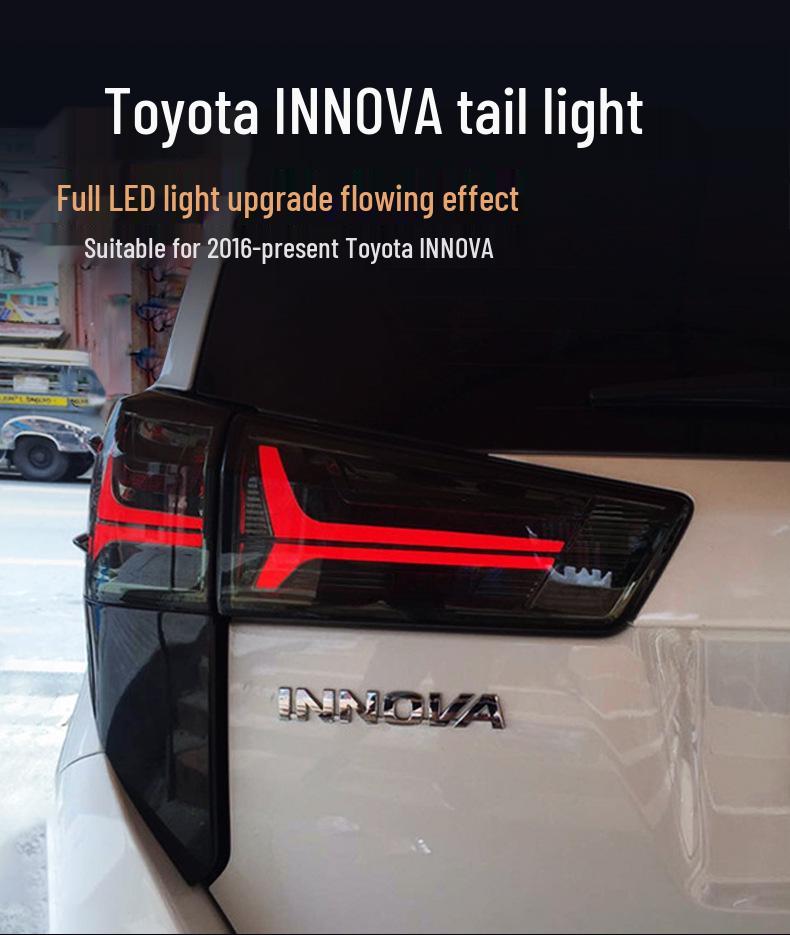 Flowing Turn Signal Taillight for 2016-Present Toyota INNOVA Models