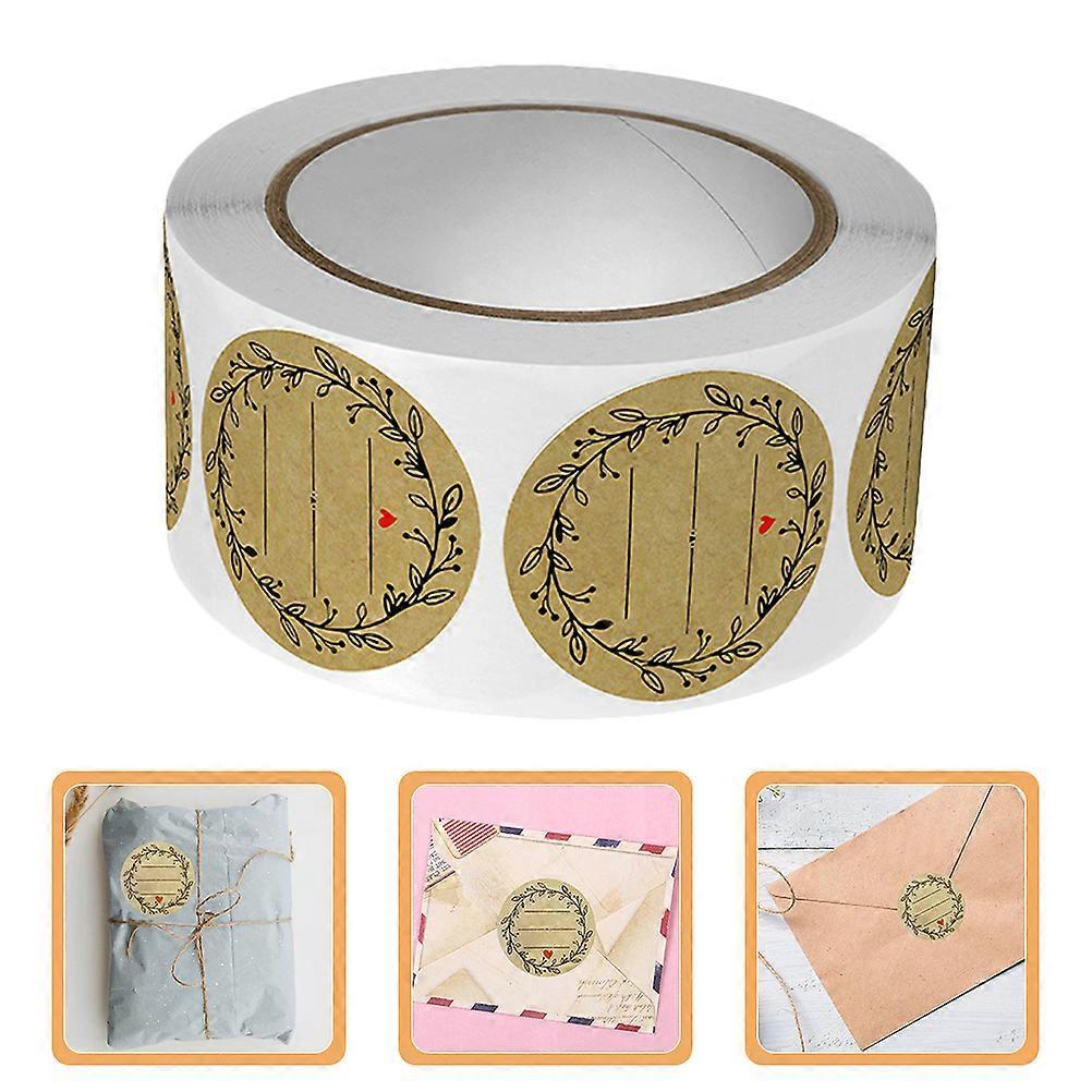 Multi-Use Stickers Roll Baking Stickers for Gift Sealing 8 Rolls