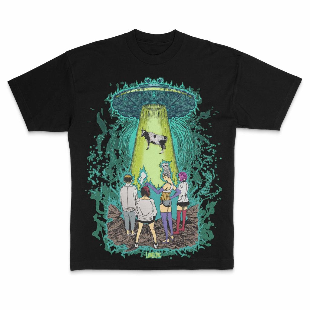 Y2K Top Casual Loose Tshirt High Street Y2K Anime Print Short Sleeve Vintage Round Neck Cotton High Quality Top Unisex