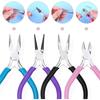 4-Piece Jewelry Pliers Set, Mini Precision Tools With Non-Slip Handles For Jewelry Making, Beading & Repair
