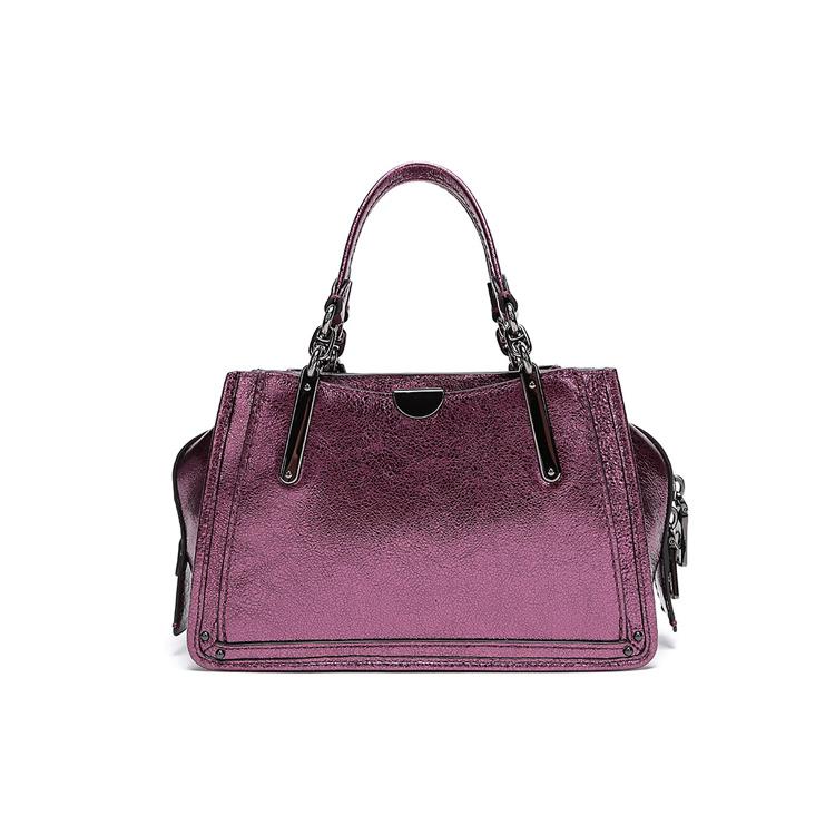 New COACH Dreamer Leather One Shoulder Handbag, Crossbody Bag Small Women's Metallic 38543-GMO59