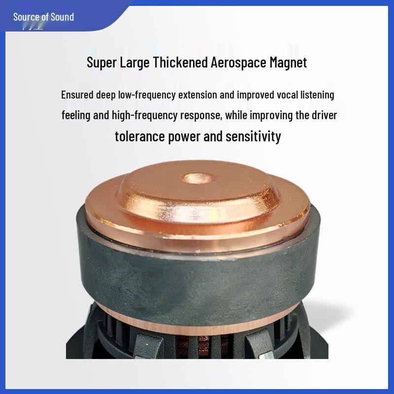3-Inch Audiophile-Grade Hi-Fi Full-Range Loudspeaker with Deep Bass for DIY Speaker Projects