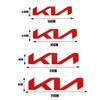 ABS Car Front Hood Rear Tail Trunk Emblem Badge Sticker For KIA EV6 Stinger RIO Sorento Picanto Ceed Borrego Syros K4 K5 K8 K9