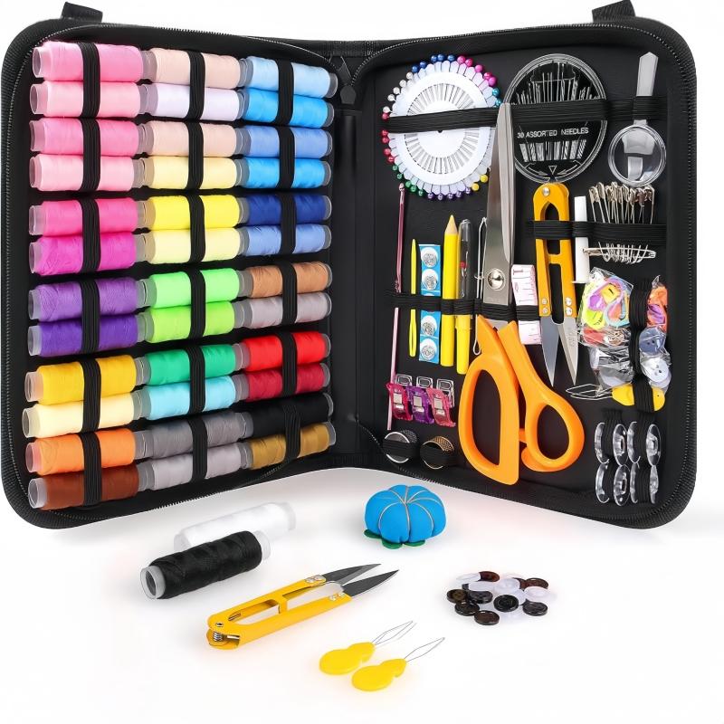 High quality sewing kit, home sewing set, 200 piece sewing set, travel sewing kit hand-sewn