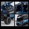 1:32 Mammoth Raptor F150 Alloy Model Car Toy Sound Light Diecast Metal Pull Back Off-road Pickup Models Collection Kids Gifts