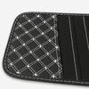 Car CD DVD Holder Bag Disc PU Leather Organizer Case for Card/Bill Sun Visor Sunshade Storage Bag Sleeve Wallet Clips Car