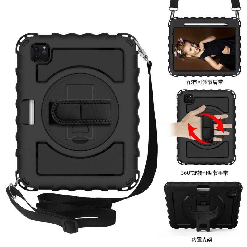 Silicone Shockproof Case IPad Pro 11 Inch With Rotating Stand Full Coverage Protective Cover Moms Students