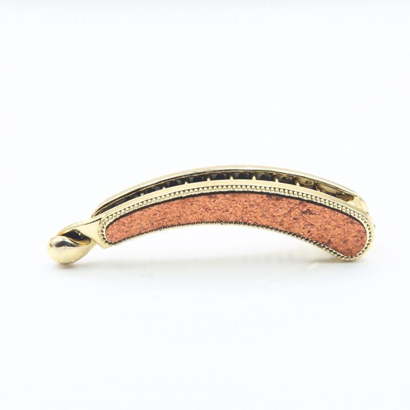 Neue Farbe Pan Haar Banane Clip Licht Luxus Stein High-End-Mode Pferdeschwanz Clip Haarschmuck Haarnadel