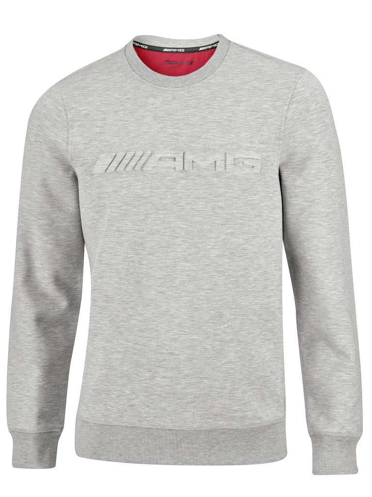 [Mercedes-Benz Collection] Genuine Mercedes-AMG Men's Sweatshirt, Gray, Size L