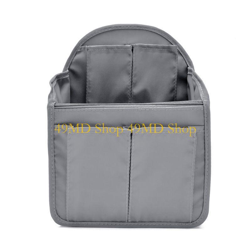 49MD Backpack Insert Bag Gadget Multi-Pocket Handbag for Case серый