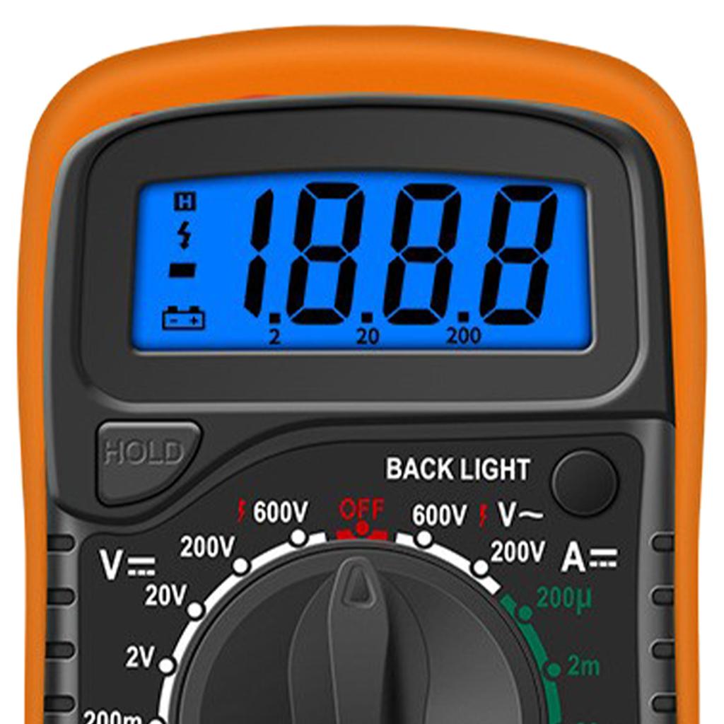 Digital Display Multimeter High Accuracy Voltage Current Resistance Meter Voltmeter Ammeter