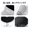 Sun UV Wide Small Face UV Sweat Quick Chin Fly Sun Adjustable Black [ZVCXOE] Women's Visor, Protection, Cap, Brim, Effect, Hat, Protection, Absorbent,