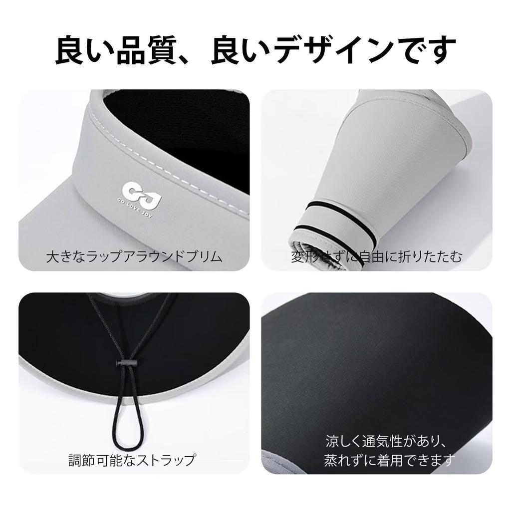 Sun UV Wide Small Face UV Sweat Quick Chin Fly Sun Adjustable Black [ZVCXOE] Women's Visor, Protection, Cap, Brim, Effect, Hat, Protection, Absorbent,