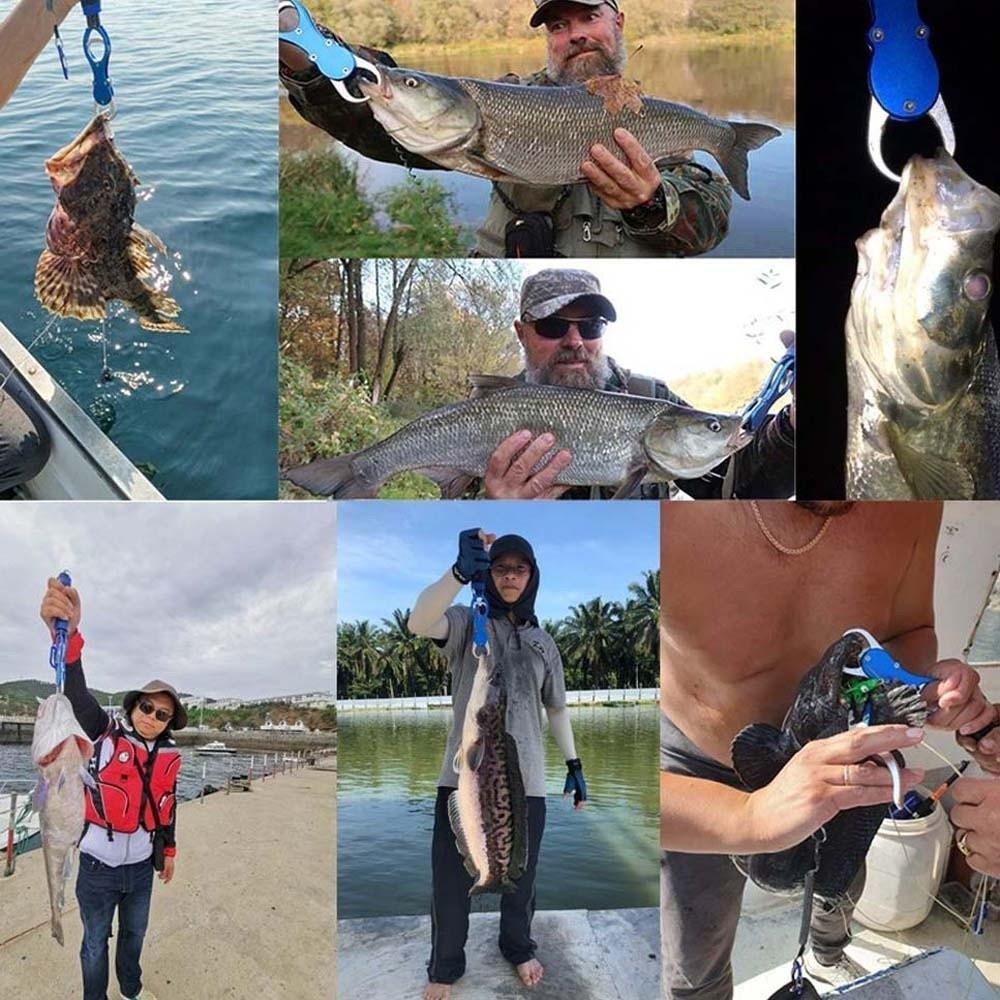 Aluminum Zinc Zinc Alloy Fishing Lip Grip Long Handle Fishing Beak Grip Portable Fish Controller Catch Fish