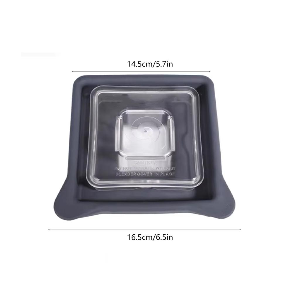 Blender Jar Cover Heat Resistant Plastic Blender 4 Side Jar Lid Pressure Relief Cover Dishwasher Safe Enduring