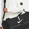Nike 60L Polyester Tragbare Ein-Schulter Crossbody Campingtasche, Reisetasche Unisex Schwarz Lässig CU8090-010