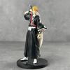 19cm Anime BLEACH Figur Kurosaki Ichigo Schwert ziehen Zangetsu PVC Actionfiguren Messer Sammlung Modell Spielzeug Für Jungen Geschenke