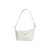 2.1L Solid Color Portable Versatile Recycled Nylon Shoulder Bag Small Women Bags White KT0847