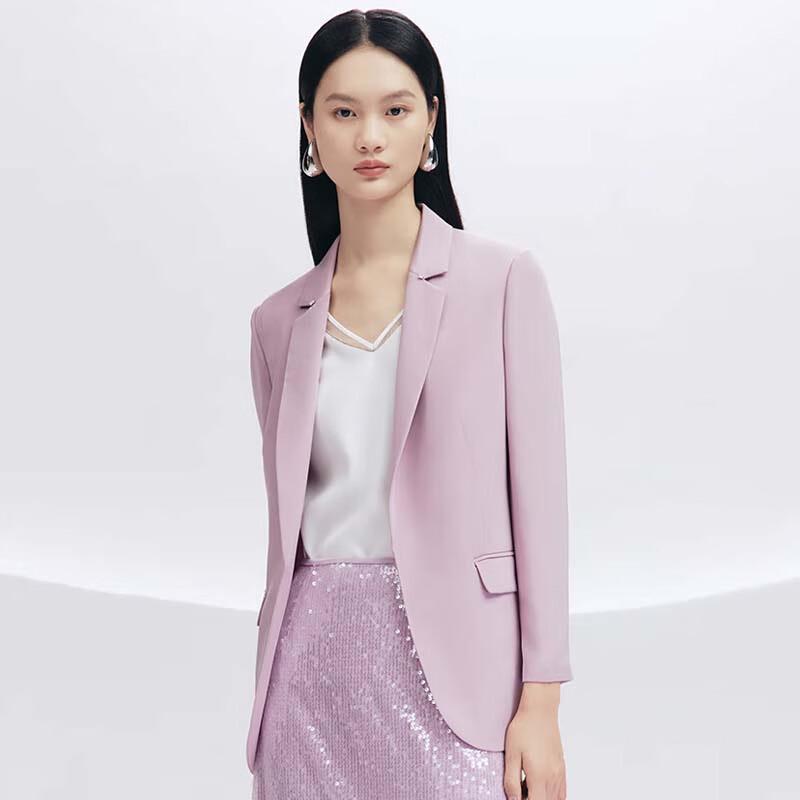 JESSIE Elegant Lapel Long Sleeve Slim-fit Blazer L