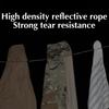 3M Outdoor Camping Stretch Clothesline With 12 Clips Windproof Travel Stretchy Clothesline Sock Line Hanging Laundry Drying Rope