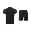 Li Ning Badminton Series Competition Short Sleeve Shorts Quick Dry Breathable Soft Comfortable Versatile Outfit Unisex Sports Set AAYV157-1+AKSU789-3
