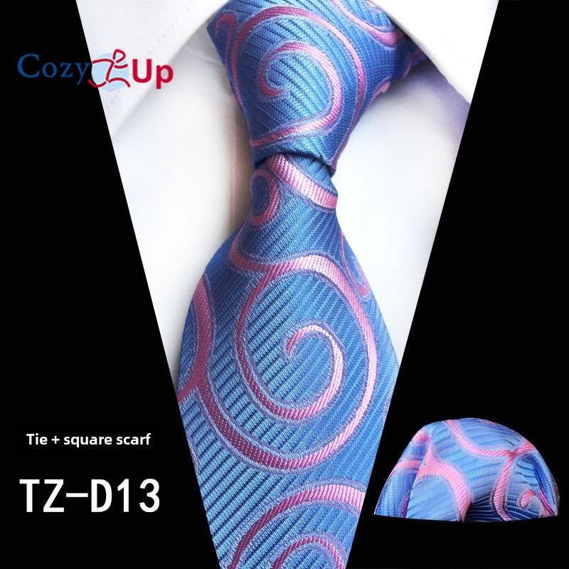 Cozy Up Fashion Paisley Multi-Colour Men's Tie Square Towel Set