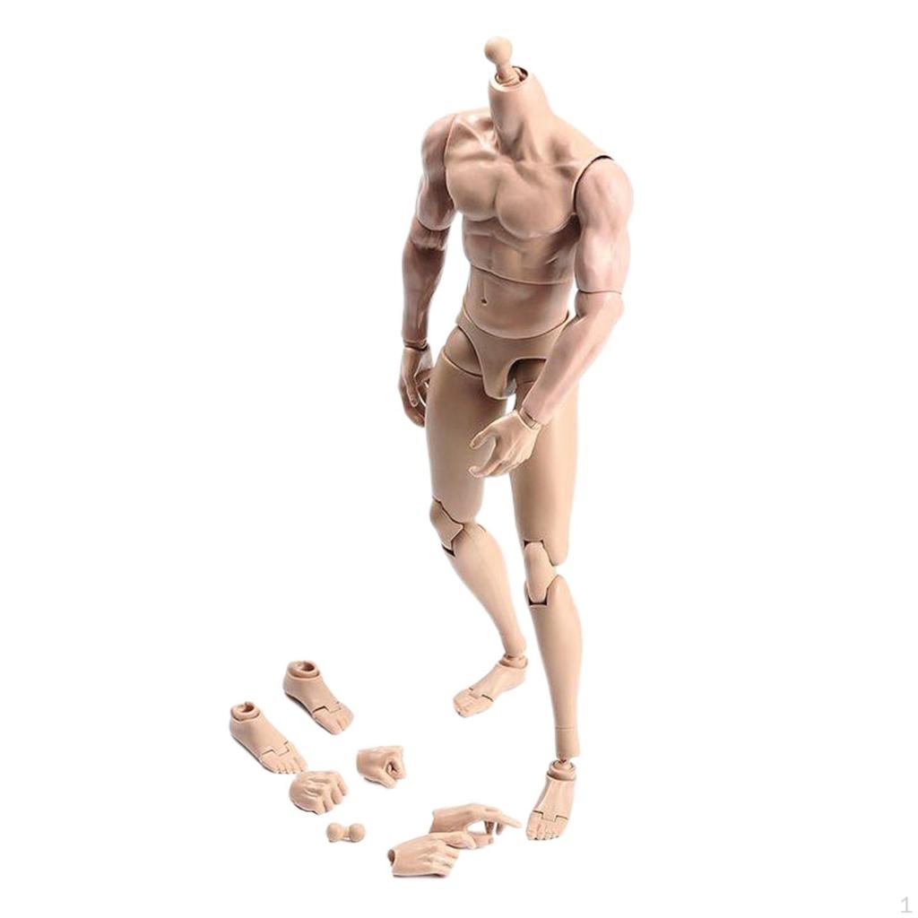 1:6 Scale Male Body Poseable 28 Joints Moveable 12" Action Figure
