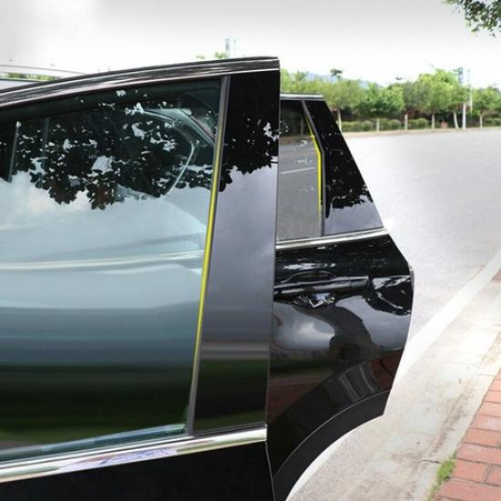 FOR 2012-2016 HONDA CRV CR-V Glossy B-PILLAR 6PCS POST PILLAR Piano Black US