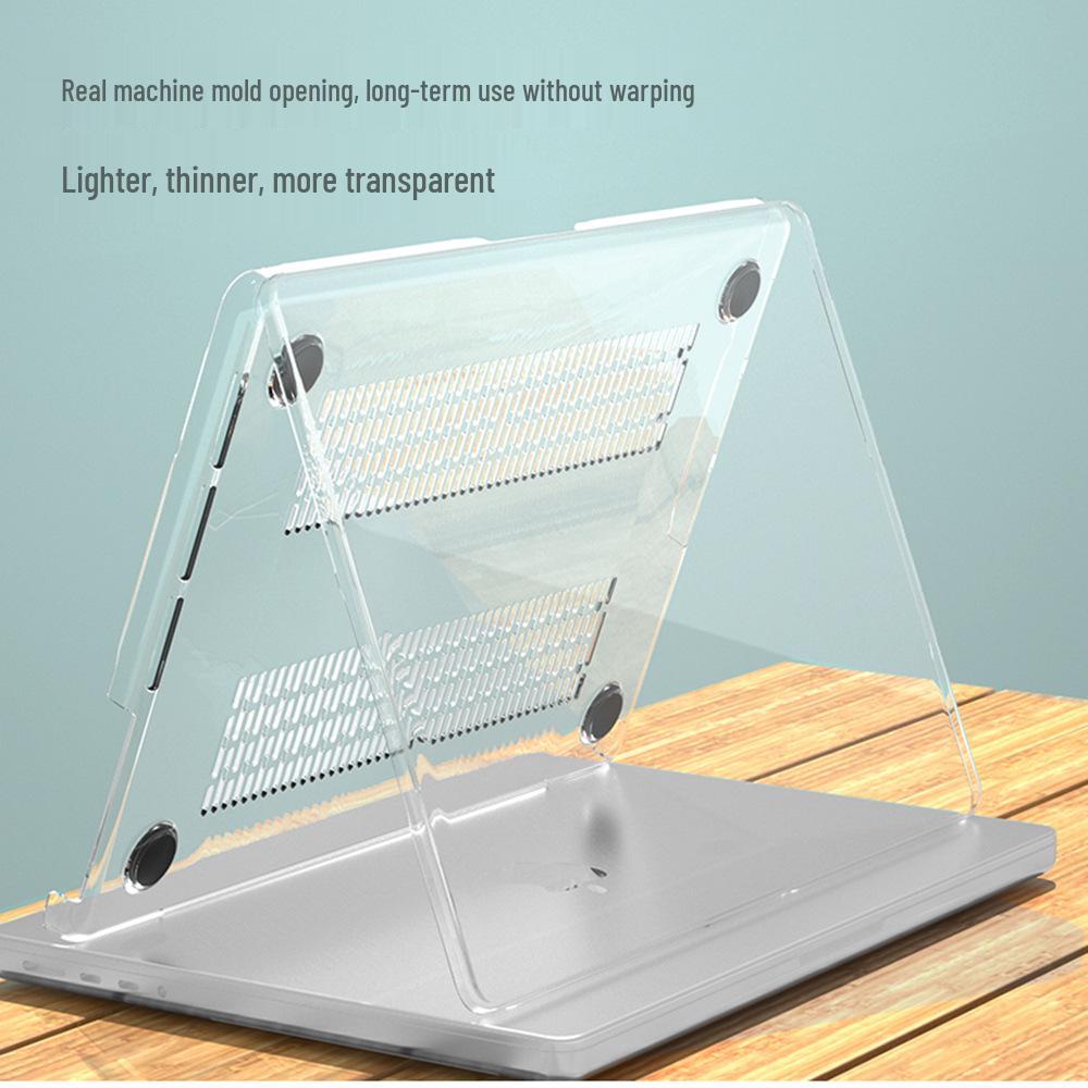 Apple Laptop Shell: Transparent, Lightweight, Protective Cover for MacBook Pro/Air