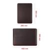 Tenké pouzdro na notebook z pravé kůže 16palcový MacBook Pro M1/M2/M3 Povrch Crazy Horse Unisex Prodyšný vnitřek