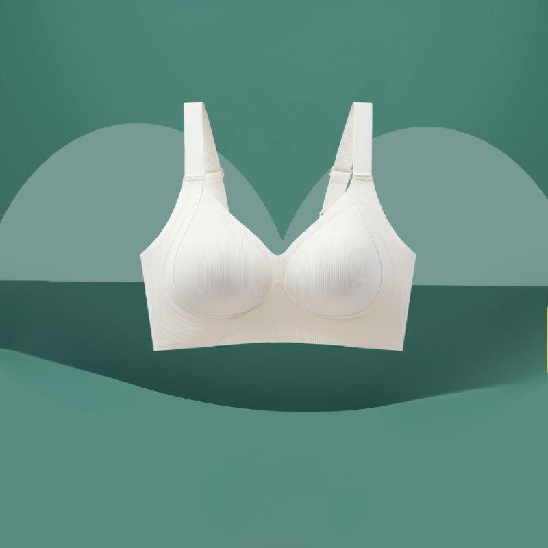 Seamless Bra Women's Lift Top Support Anti-sagging Corset Large-sized Women's Underwear Gathering and Retracting Accessory Breasts Adjustable Bra