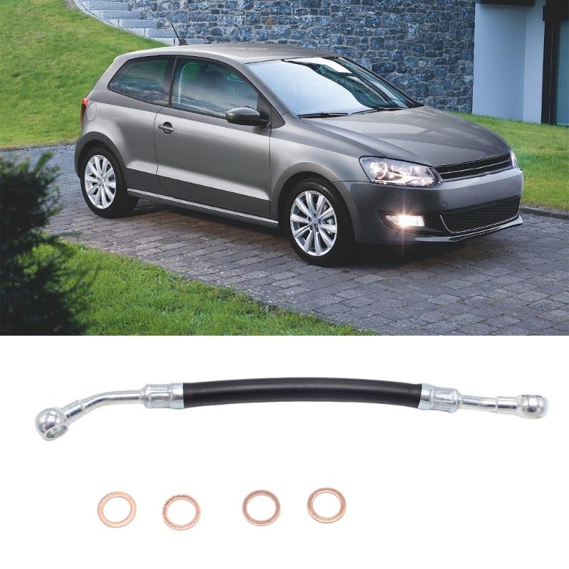 Repair Parts Oil Line Feed Hose for E36 E46 Oil Supply Line Hose with Seal Washers Replacement Automotive Accessories