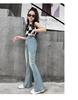 Girls' Denim Flare Pants - 2025 Spring/Autumn Casual Jeans for Big Kids
