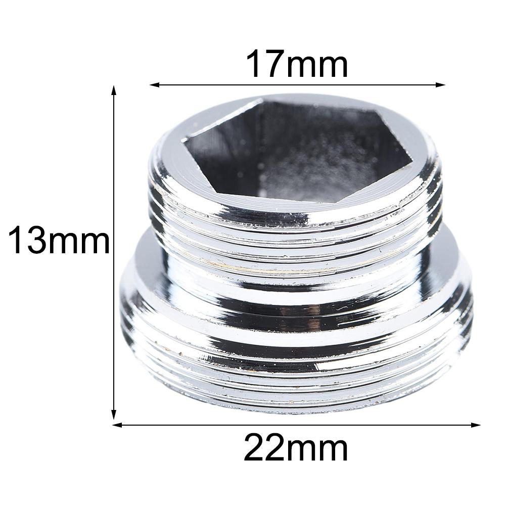 Gewindeadapter Wasserhahnadapter Innengewinde Silber Wassersparend Wassersparend Metall 18mm - 22mm Badezimmerzubehör