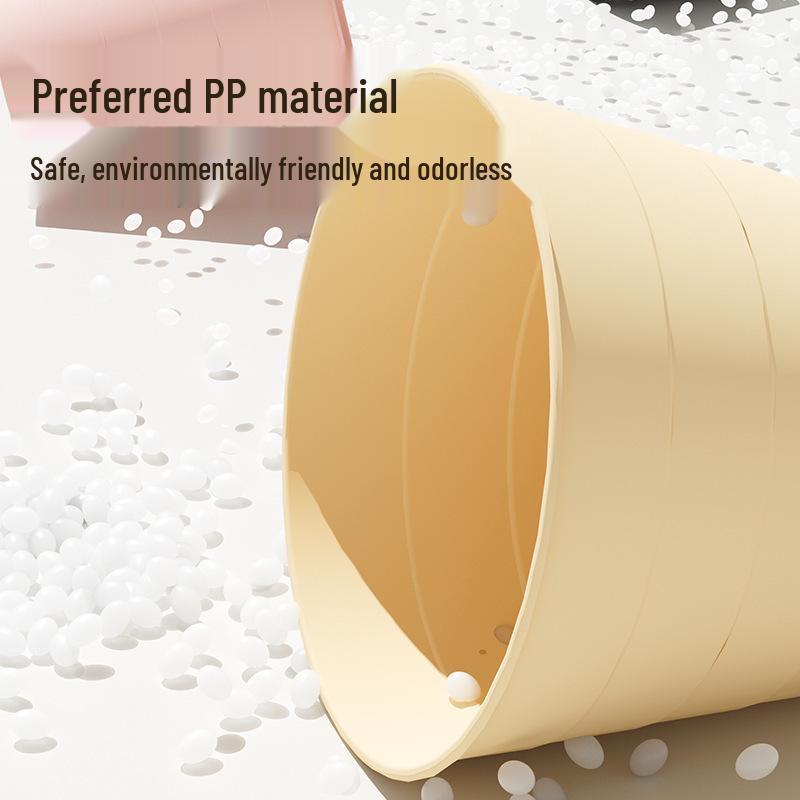 Spiral Trash Can - Lidless, Simple Round Design for Home & Bathroom