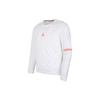 Jordan Engineered Quilted Crew Neck Logo Long Sleeve Sweatshirt Men Tops White AJ1055-100