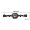 1Celsius16 Gear Differential Axle Metal Drive Shaft Fit for FY004 Q64 Q60 WPL B36 MN77 6-Wheel RC Car