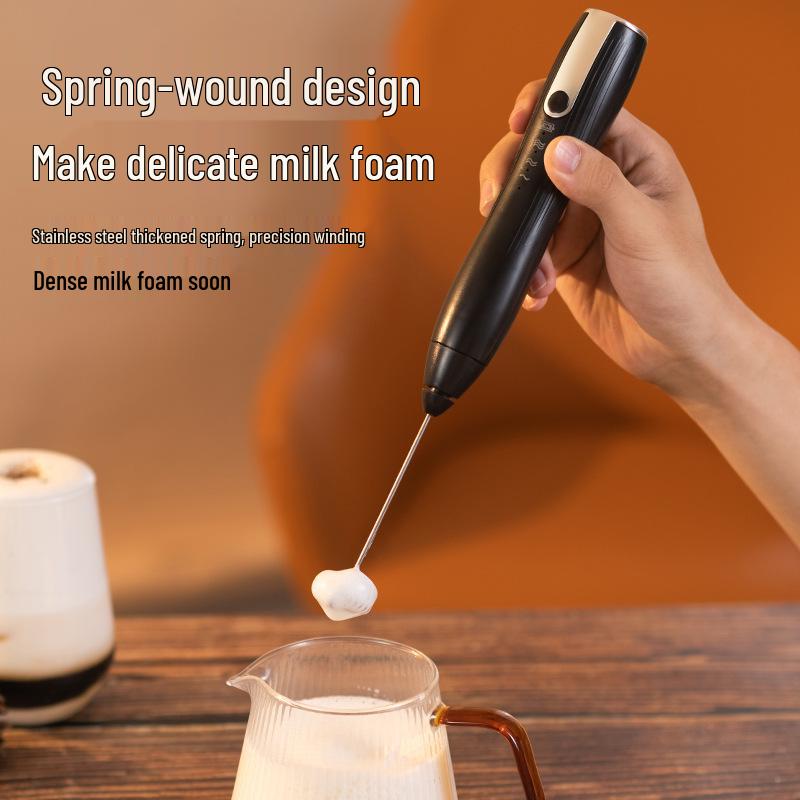 

Rechargeable Handheld Mini Milk Frother with Lithium Battery